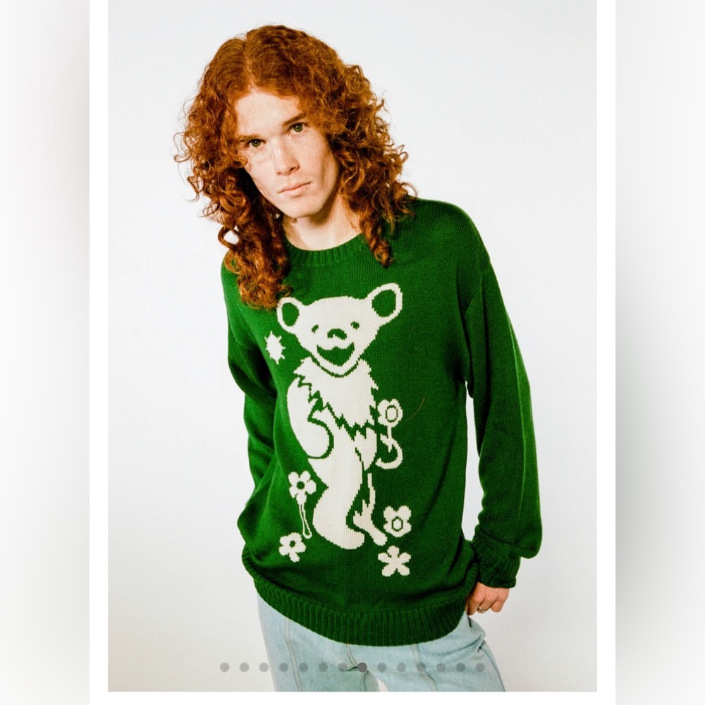 NEW!! GRATEFUL DEAD 💀 STONED IMMACULATE SWEATER dancing bear UNISEX